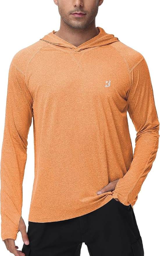Men’s Fishing Rash Guard Shirts UPF 50+ Long Sleeve Sun Protection