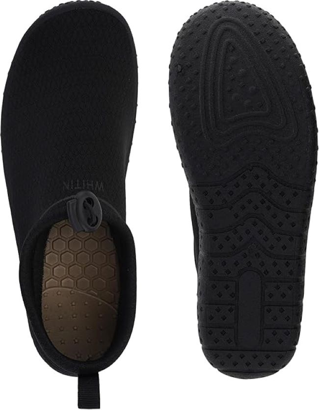 WHITIN women’s feather water shoes with thick protective sole, lightweight multi-purpose aqua footwear