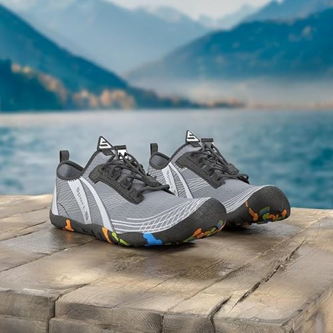WateLves quick-dry aqua socks swim shoes for surf, yoga, and water aerobics activities