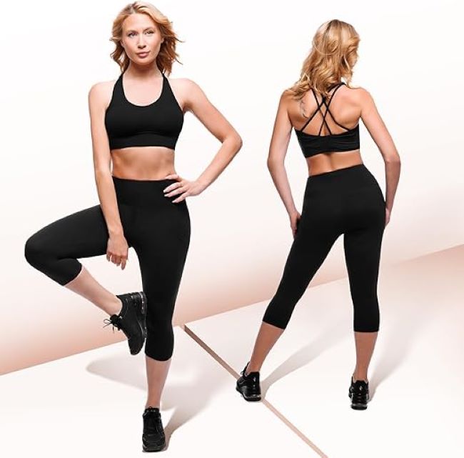 SINOPHANT buttery soft high-waisted leggings with pockets for women ideal for yoga, fitness, and casual wear
