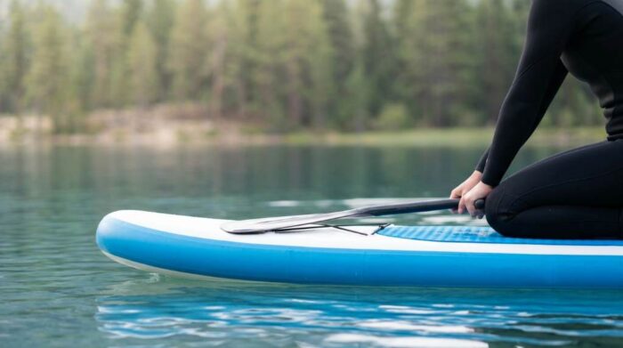 Niphean inflatable paddle board fin setup for improved tracking