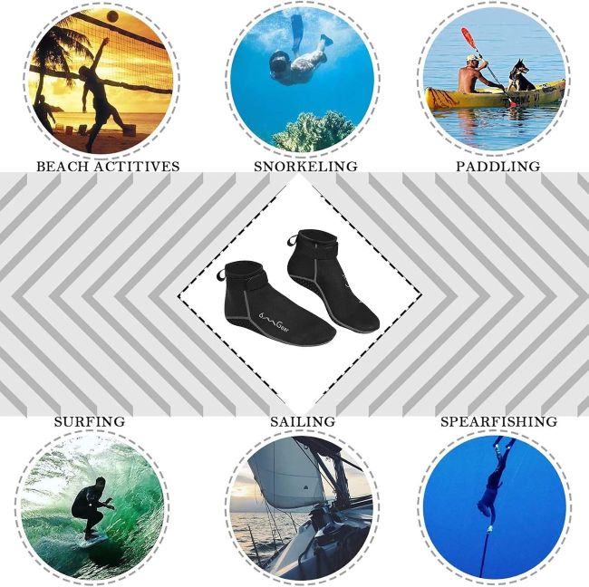 OMGear water socks for beach, snorkeling, and kayaking